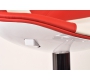 Tabouret de bar / cuisine design blanc et rouge ROCKY