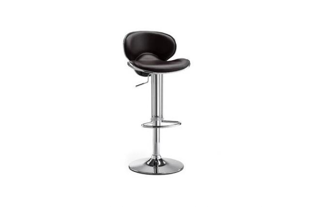 Tabouret de bar / cuisine design chocolat MERCURY