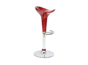 Tabouret de bar / cuisine design lie de vin GALAXY (lot de 2)