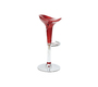 Tabouret de bar / cuisine design lie de vin GALAXY (lot de 2)
