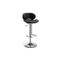 Tabouret de bar / cuisine design noir MERCURY