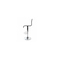 Tabouret de bar / cuisine design plexiglas noir SATURNE (Lot de 2) 