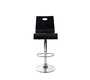 Tabouret de bar / cuisine design plexiglas noir SATURNE