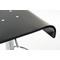 Tabouret de bar / cuisine design plexiglas noir SATURNE