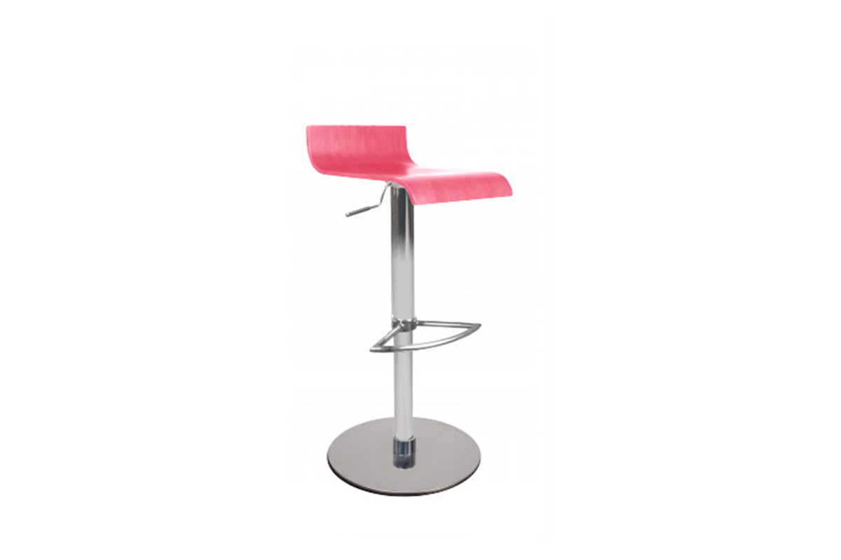 Tabouret de bar / cuisine en bois SURF PINK LADY