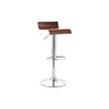 Tabouret de bar / cuisine en bois weng&eacute; SURF v2 