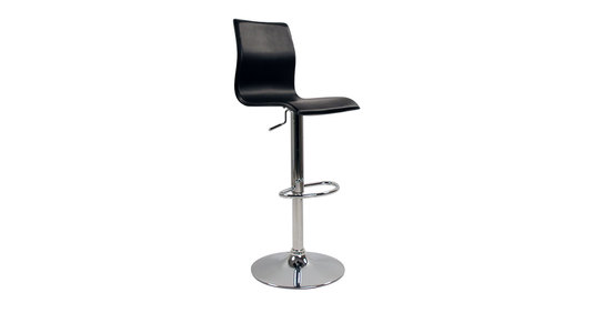 Tabouret de bar / cuisine lounge SURF ALTO noir image 1