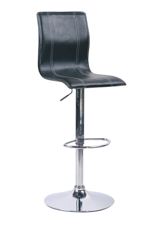 Tabouret de bar / cuisine lounge SURF ALTO V2 noir image 1