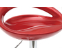 Tabouret de bar / cuisine moderne lie de vin COMET (lot de 2)