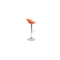 Tabouret de bar / cuisine moderne orange COMET (lot de 2)
