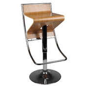 Tabouret de bar / cuisine NEW NOVA coloris bois naturel image pub1