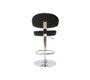 Tabouret de bar / cuisine noir contemporain NEPTUNE