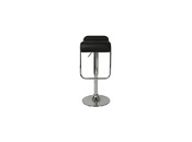 Tabouret de bar / cuisine noir design ANDROMEDE (lot de 2)