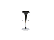 Tabouret de bar / cuisine noir design GALAXY (lot de 2)