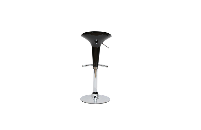 Tabouret de bar / cuisine noir design GALAXY (lot de 2)