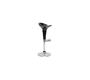 Tabouret de bar / cuisine noir design GALAXY (lot de 2)