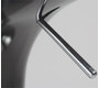 Tabouret de bar / cuisine noir design �UF (lot de 2)