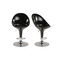Tabouret de bar / cuisine noir design �UF (lot de 2)