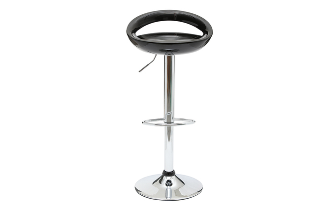 Tabouret de bar / cuisine noir moderne COMET (lot de 2)