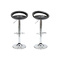Tabouret de bar / cuisine noir moderne COMET (lot de 2)