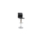 Tabouret de bar / cuisine noir moderne SURF ALTO (Lot de 2)