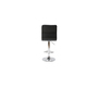 Tabouret de bar / cuisine noir moderne SURF ALTO (Lot de 2)