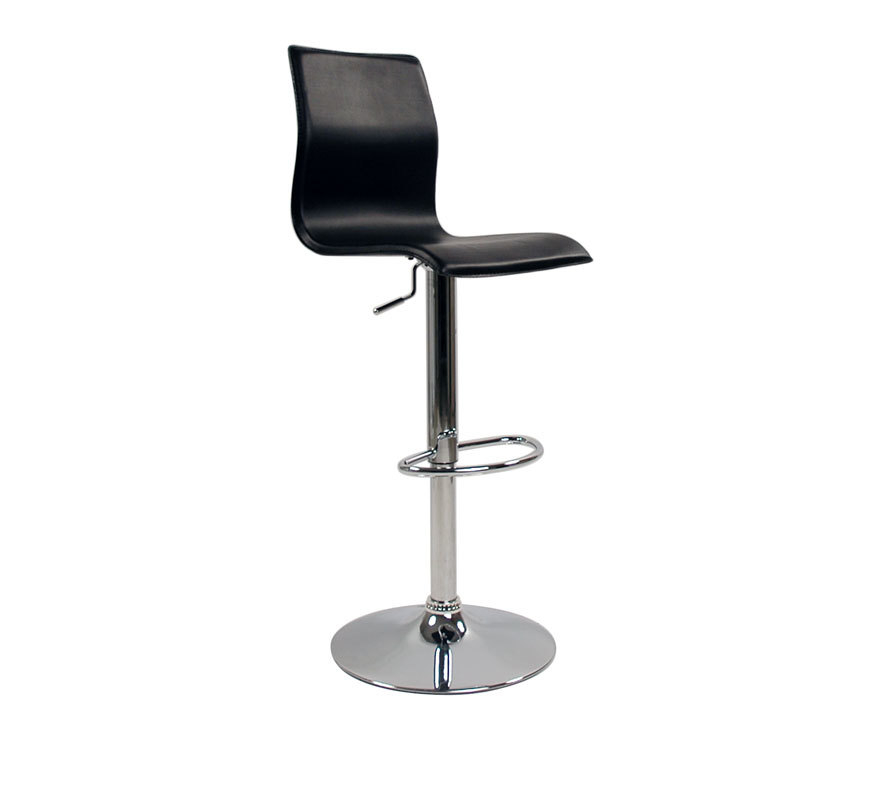 Tabouret de bar / cuisine noir moderne SURF ALTO