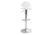 Tabouret de bar / cuisine ORION plexiglas transparent image 3