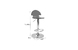 Tabouret de bar / cuisine ORION rouge transparent image 3