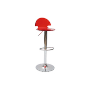 Tabouret de bar / cuisine ORION rouge transparent image pub1