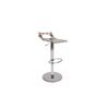 Tabouret de bar / cuisine plexiglas &agrave; imprim&eacute; carreaux CALYPSO