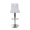 Tabouret de bar / cuisine plexiglas blanc Saturne