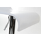 Tabouret de bar / cuisine plexiglas blanc Saturne