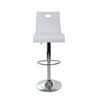 Tabouret de Bar / cuisine SATURNE Plexiglas Blanc image pub1