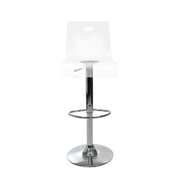Tabouret de bar / cuisine SATURNE plexiglas transparent image pub1