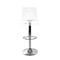 Tabouret de bar / cuisine SATURNE plexiglas transparent image pub1