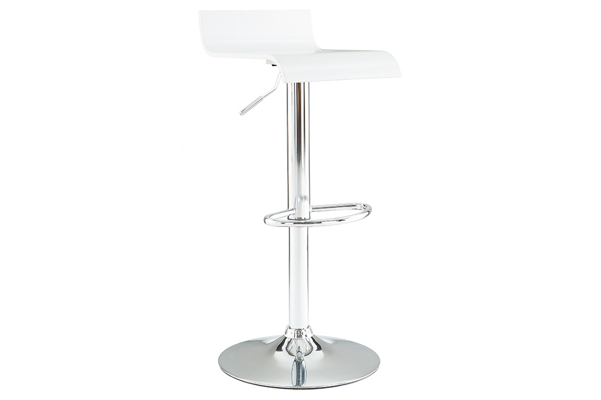 Tabouret de bar / cuisine SURF blanc image 1
