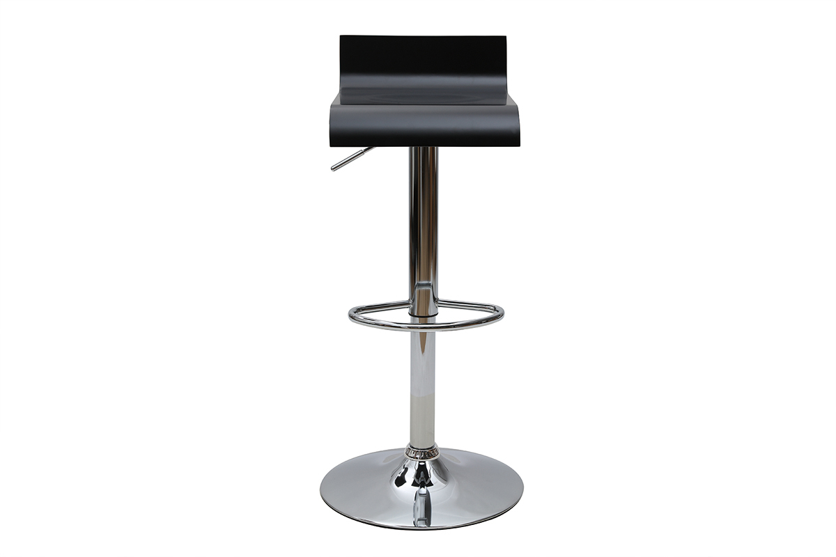 Tabouret de bar / cuisine SURF noir image 1