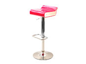 Tabouret de bar design bicolore rose et blanc ICE POP