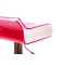 Tabouret de bar design bicolore rose et blanc ICE POP