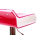 Tabouret de bar design bicolore rose et blanc ICE POP