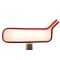 Tabouret de bar design bicolore rose et blanc ICE POP