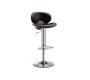 Tabouret de bar design MERCURY coloris chocolat  image 1
