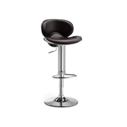 Tabouret de bar design MERCURY coloris chocolat  image pub1
