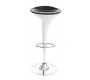 Tabouret de bar design noir et blanc JUPITER