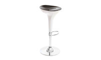 Tabouret de bar design noir et blanc JUPITER