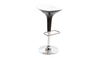 Tabouret de bar design noir et blanc VENUS