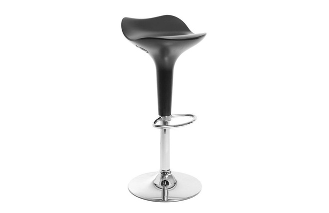 Tabouret de bar design noir URANUS