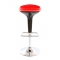 Tabouret de bar design rouge et noir VENUS