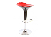Tabouret de bar design rouge et noir VENUS